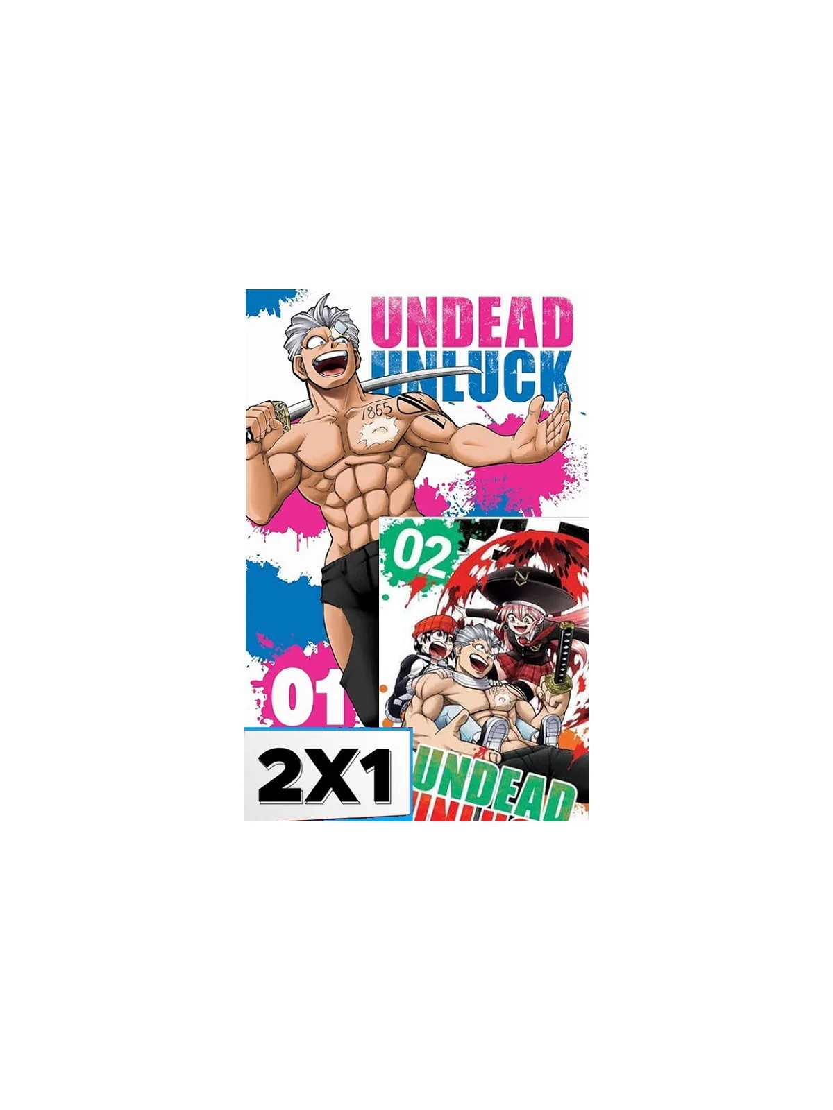 Pack Undead Unluck 01+02 de Panini Comics en Mangas | La Cueva Roja