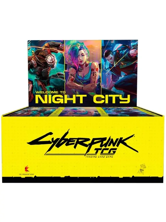 Cyberpunk TCG: Booster Box – Welcome to Night City 24x Boosters (Inglés) de CyberpunkTCG en Cyberpunk TCG | La Cueva Roja