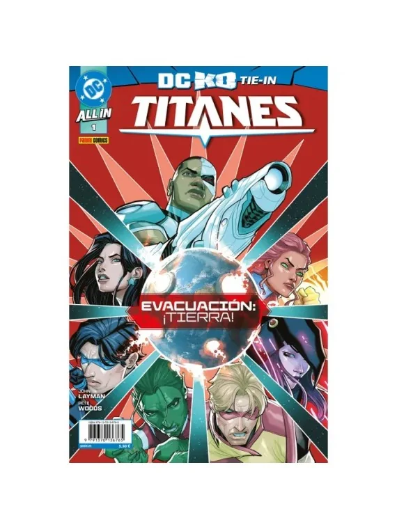 DC K.O Titanes 01 de Panini Comics en Cómics Americano | La Cueva Roja
