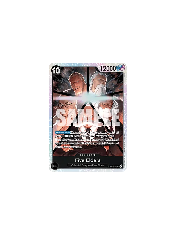 Five Elders (OP13-082) (V.1) de Bandai en OP13 - Carrying on his Will | La Cueva Roja