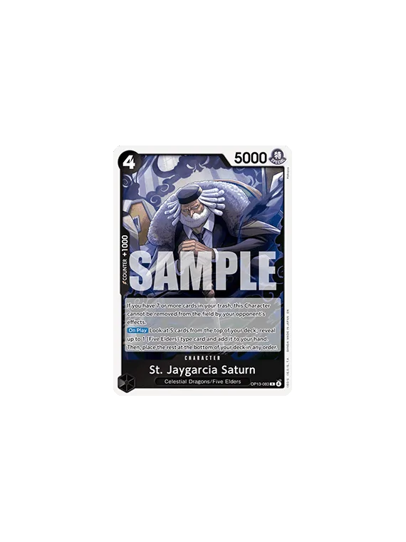 St. Jaygarcia Saturn (OP13-083) (V.1) de Bandai en OP13 - Carrying on his Will | La Cueva Roja