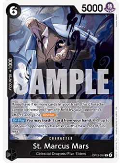 St. Marcus Mars (OP13-091) (V.1) de Bandai en OP13 - Carrying on his Will | La Cueva Roja