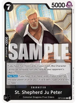 St. Shepherd Ju Peter (OP13-084) (V.1) de Bandai en OP13 - Carrying on his Will | La Cueva Roja