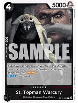 St. Topman Warcury (OP13-089) (V.1) de Bandai en OP13 - Carrying on his Will | La Cueva Roja