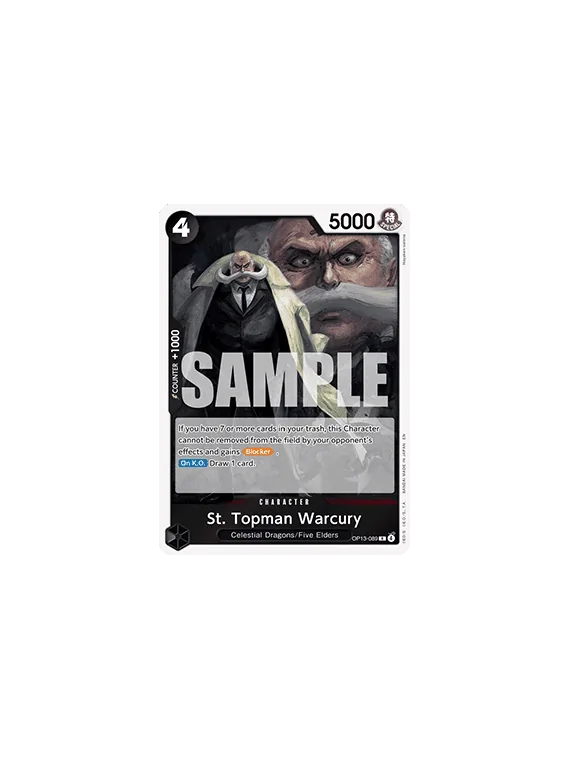 St. Topman Warcury (OP13-089) (V.1) de Bandai en OP13 - Carrying on his Will | La Cueva Roja