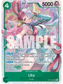 Uta (OP13-023) (V.1) de Bandai en OP13 - Carrying on his Will | La Cueva Roja