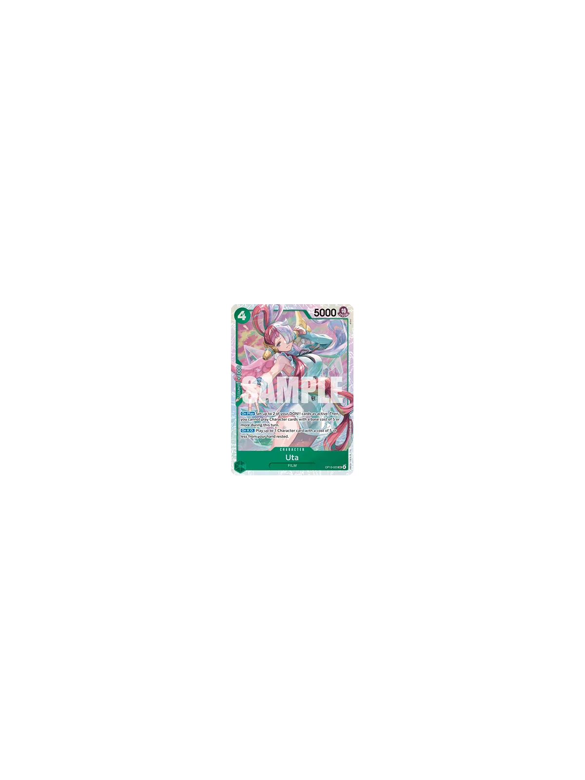 Uta (OP13-023) (V.1) de Bandai en OP13 - Carrying on his Will | La Cueva Roja