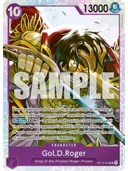 Gol.D.Roger (OP13-064) (V.1) de Bandai en OP13 - Carrying on his Will | La Cueva Roja