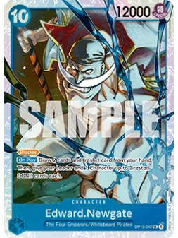 Edward.Newgate (OP13-042) (V.1) de Bandai en OP13 - Carrying on his Will | La Cueva Roja