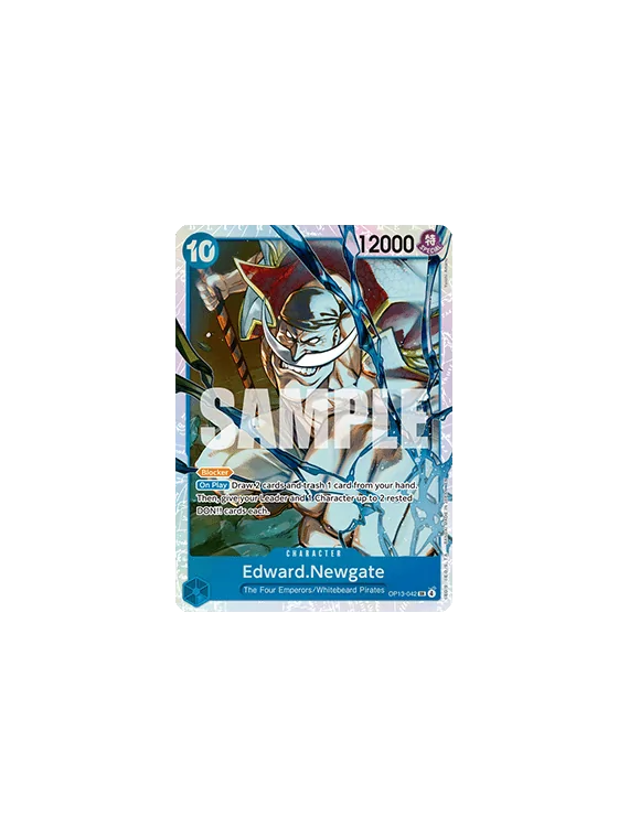 Edward.Newgate (OP13-042) (V.1) de Bandai en OP13 - Carrying on his Will | La Cueva Roja