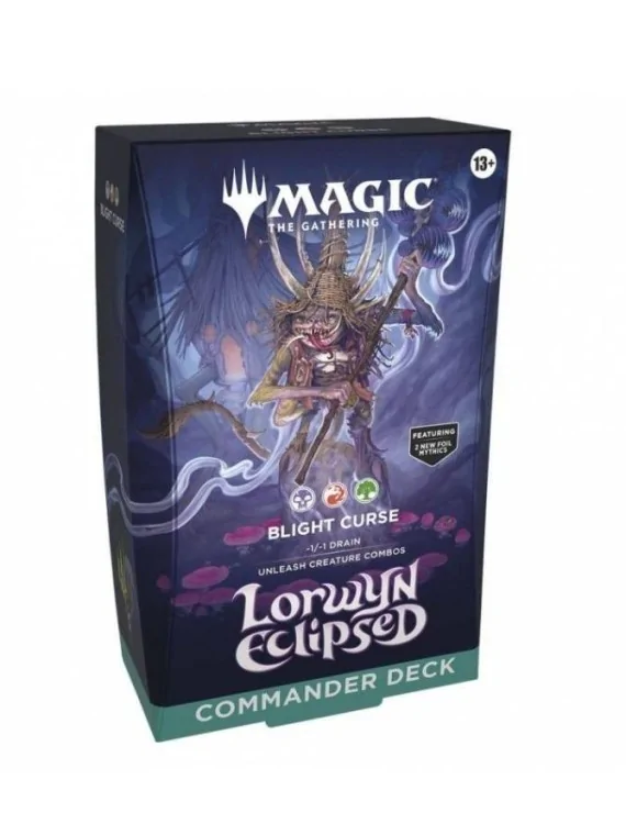 Magic the Gathering: Lorwyn Eclipsed Mazos de Commander Blight Curse (Inglés) de Wizards Of The Coast en Magic The Gathering | L