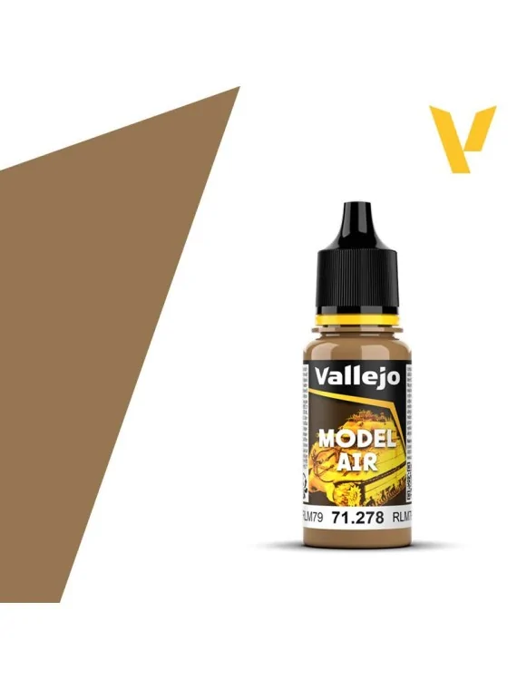 RLM79 Sandgelb Medio Model Air Vallejo 18ml (71278) de Vallejo en Model Air | La Cueva Roja