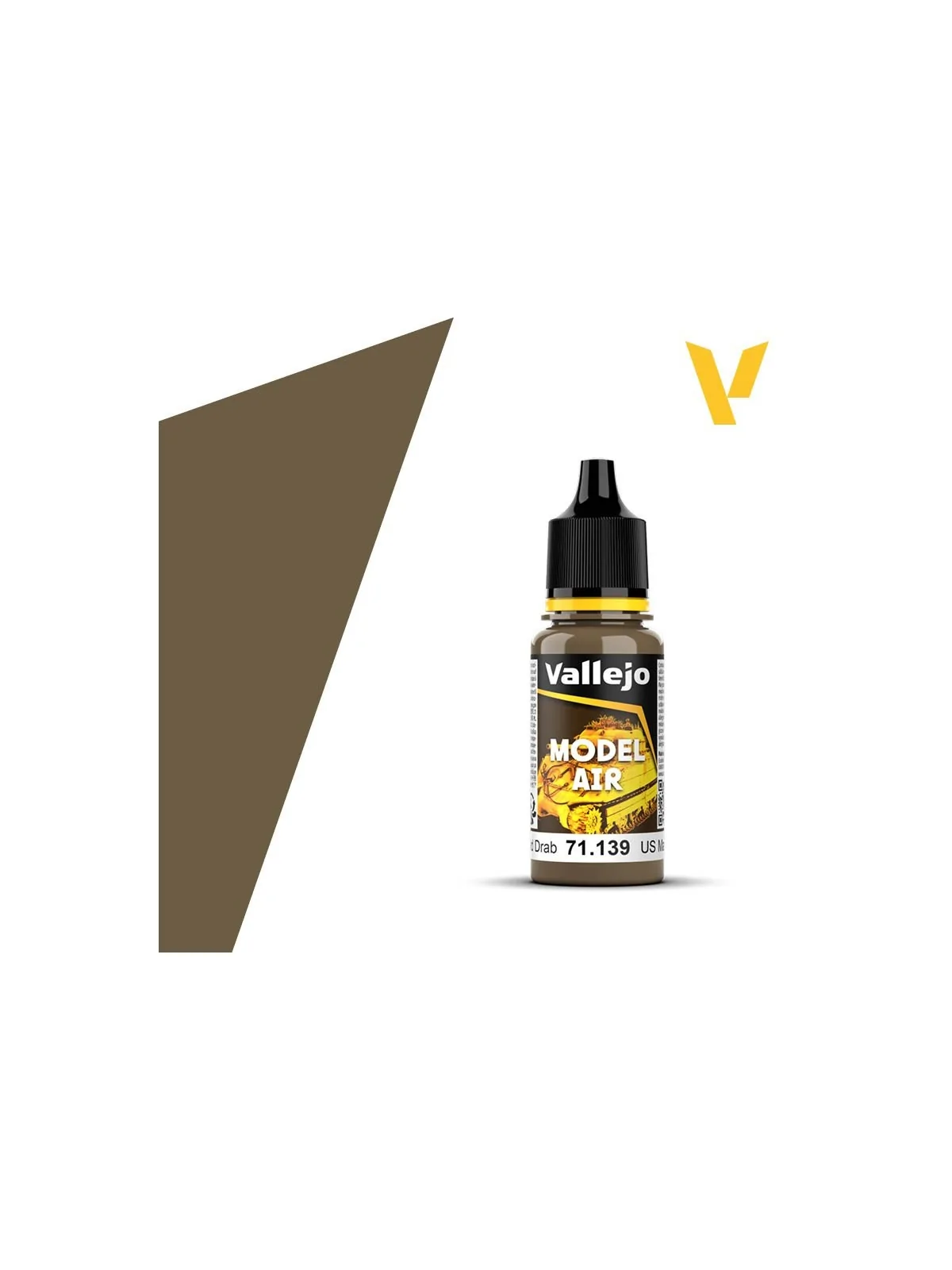 US Marrón Verdoso Model Air Vallejo 18ml (71139) de Vallejo en Model Air | La Cueva Roja