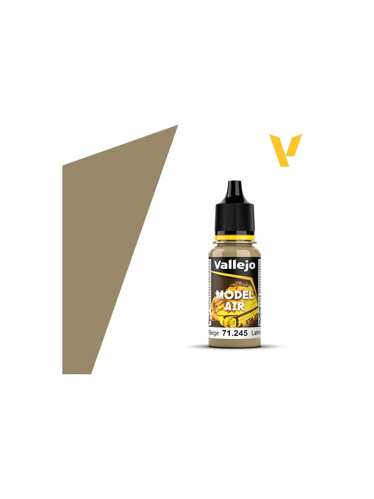 Lehmbeige Model Air Vallejo 18ml (71245) de Vallejo en Model Air | La Cueva Roja
