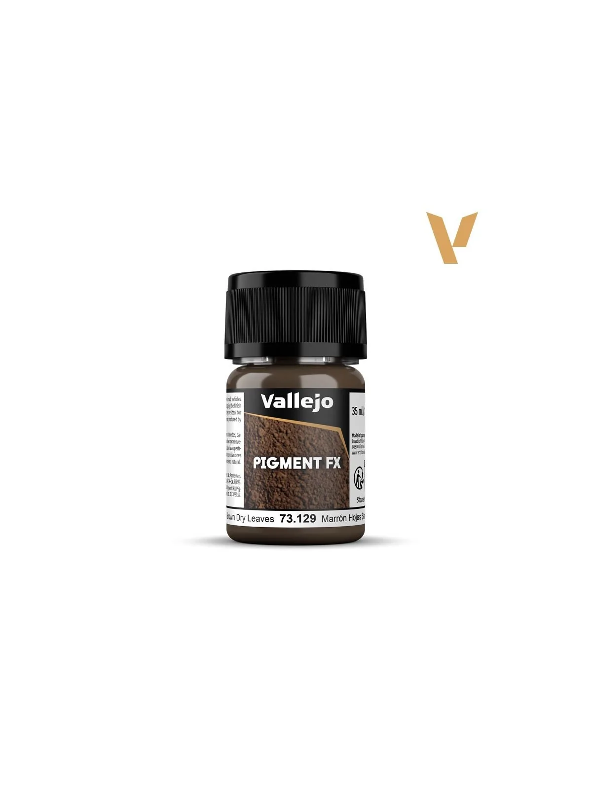 Marrón Hojas Secas Pigment Fx Vallejo 35ml (73129) de Vallejo en Pigment FX | La Cueva Roja