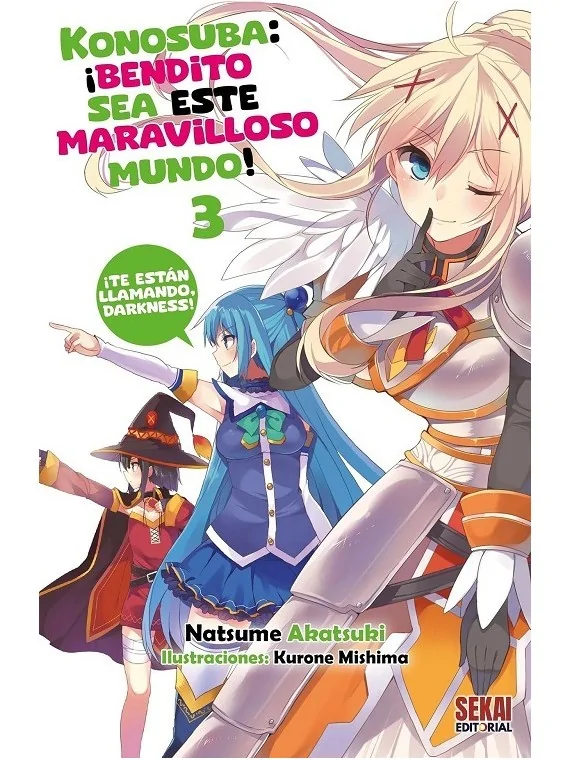 Konosuba 03: ¡Bendito sea este Maravilloso Mundo! de Sekai Editorial en Mangas | La Cueva Roja