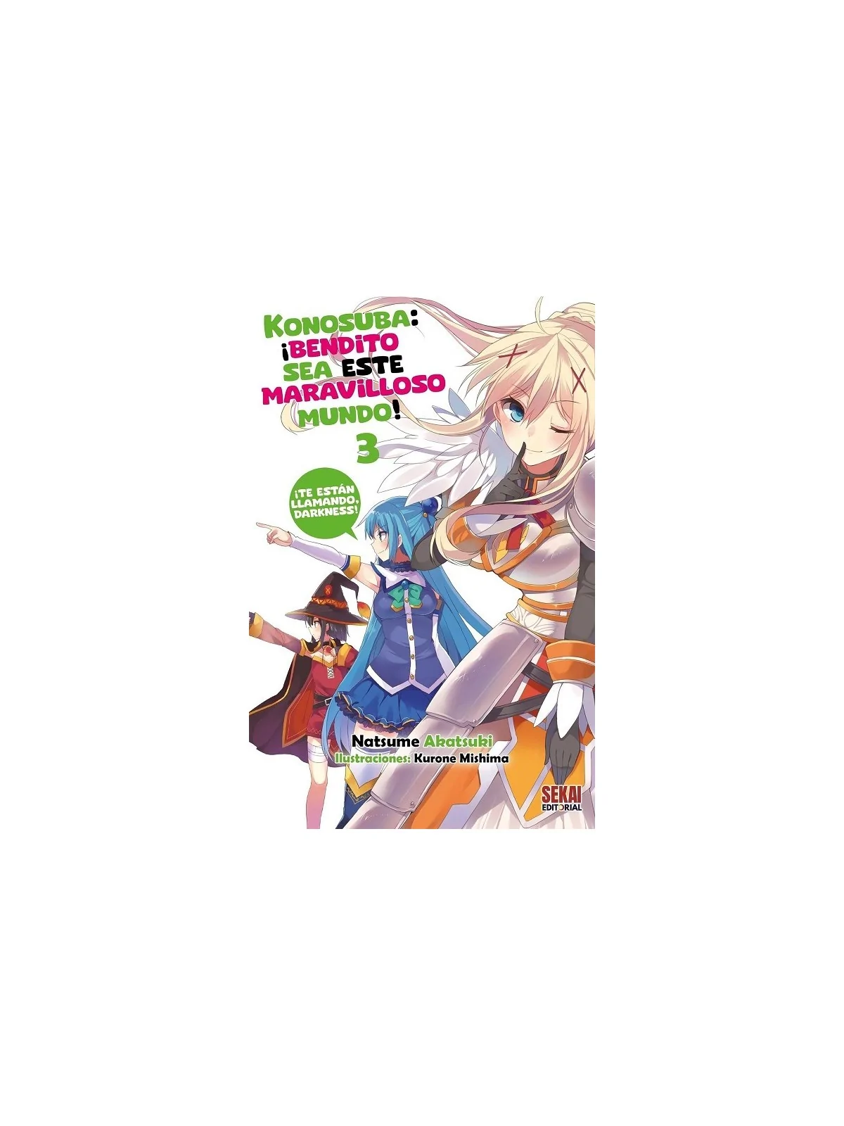 Konosuba 03: ¡Bendito sea este Maravilloso Mundo! de Sekai Editorial en Mangas | La Cueva Roja