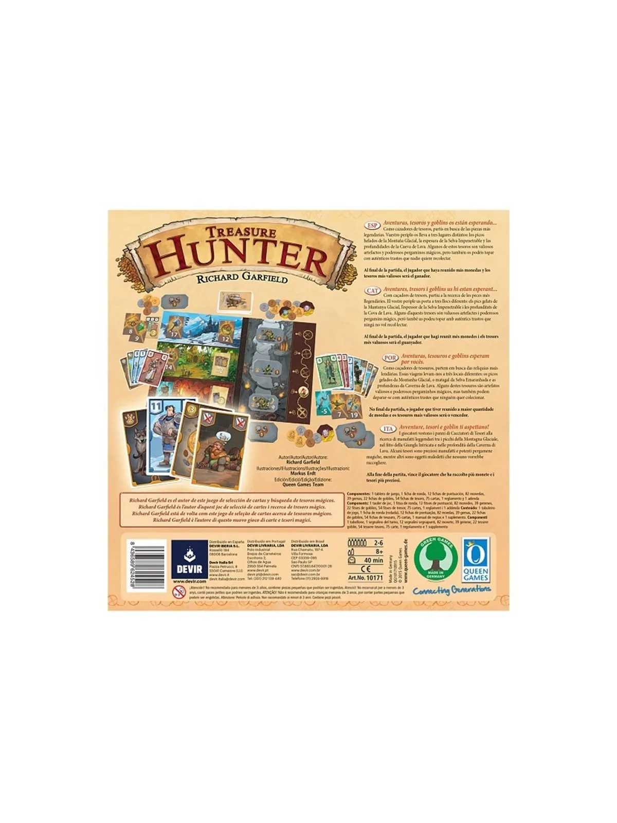 Treasure Hunters de Devir en Juegos de Tablero | La Cueva Roja
