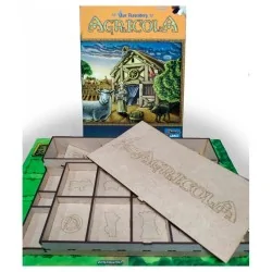 Inserto Compatible con Agrícola (Base + Expansión 5-6 Jugadores (Desarmado) de WithOut Mess en Accesorios | La Cueva Roja