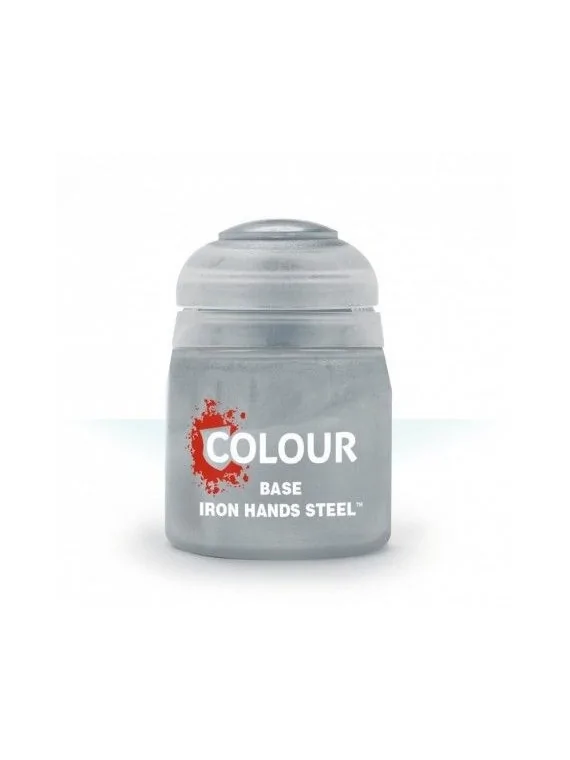 Warhammer Colour Base: Iron Hands Steel (21-46) de Games Workshop en Warhammer Colour | La Cueva Roja