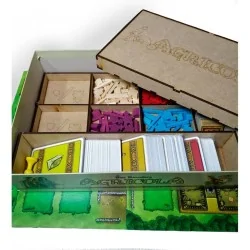Inserto Compatible con Agrícola (Base + Expansión 5-6 Jugadores (Desarmado) de WithOut Mess en Accesorios | La Cueva Roja