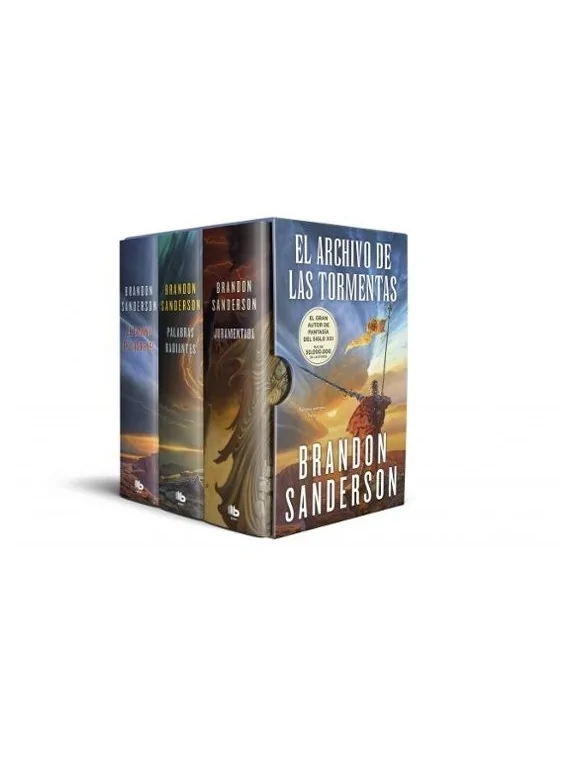 El Archivo de las Tormentas (Estuche con: El Camino de los Reyes - Palabras Radiantes - Juramentada) de B de Bolsillo en Novelas