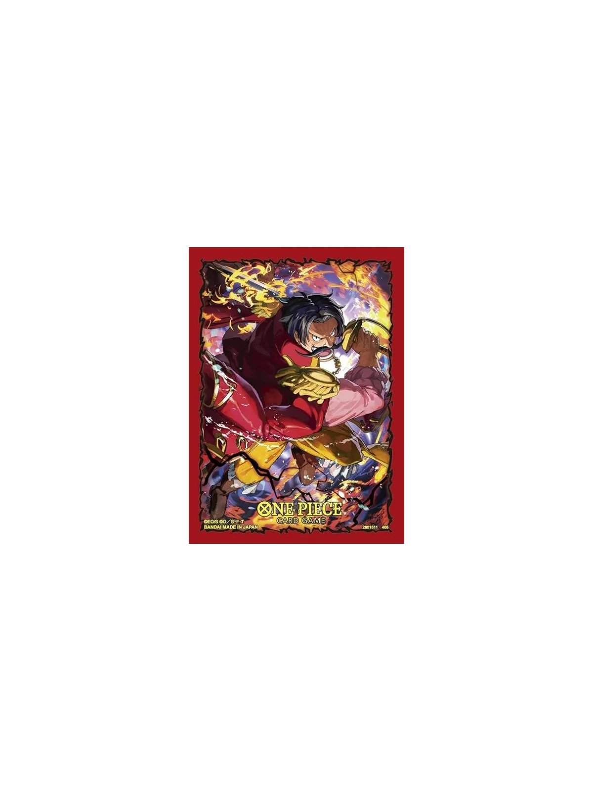 One Piece TCG: Fundas Gold D. Roger de Bandai en Fundas | La Cueva Roja