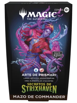 Magic The Gathering: Secrets of Strixhaven – Prismari Artistry Commander Deck (ESP) de Wizards Of The Coast en Magic The Gatheri