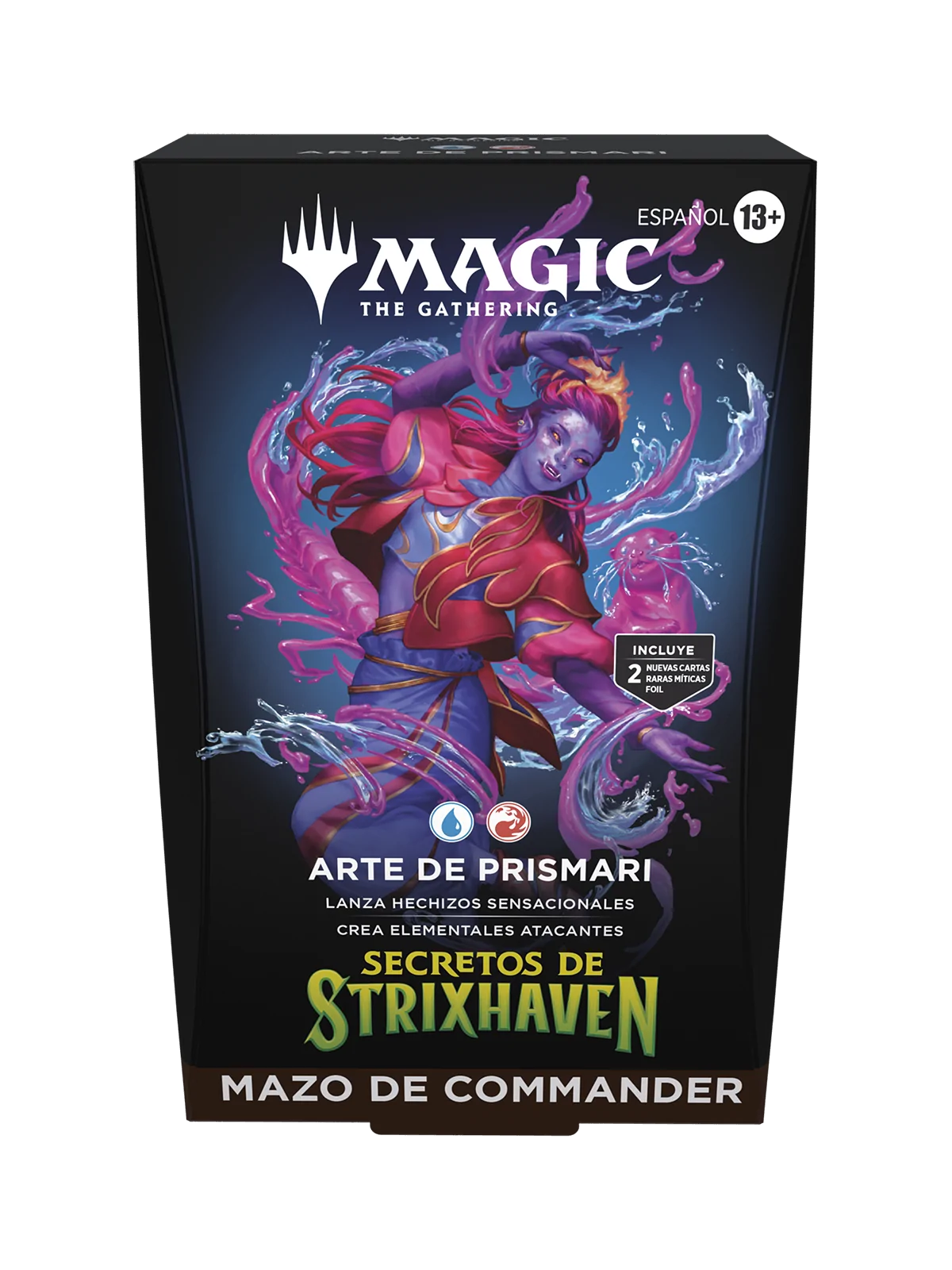 Magic The Gathering: Secrets of Strixhaven – Prismari Artistry Commander Deck (ESP) de Wizards Of The Coast en Magic The Gatheri