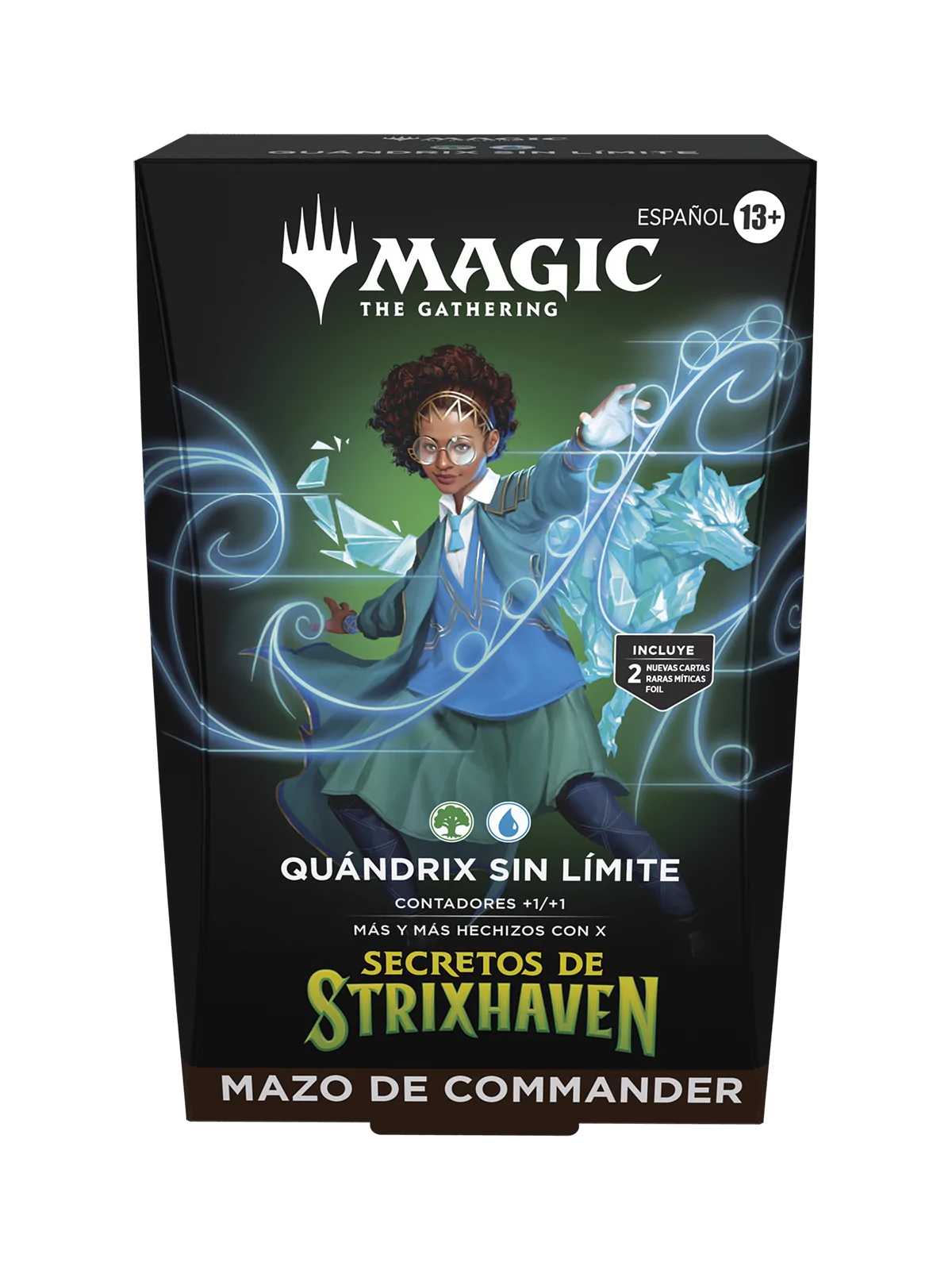Magic The Gathering: Secrets of Strixhaven – Quandrix Unlimited Commander Deck (ESP) de Wizards Of The Coast en Magic The Gather