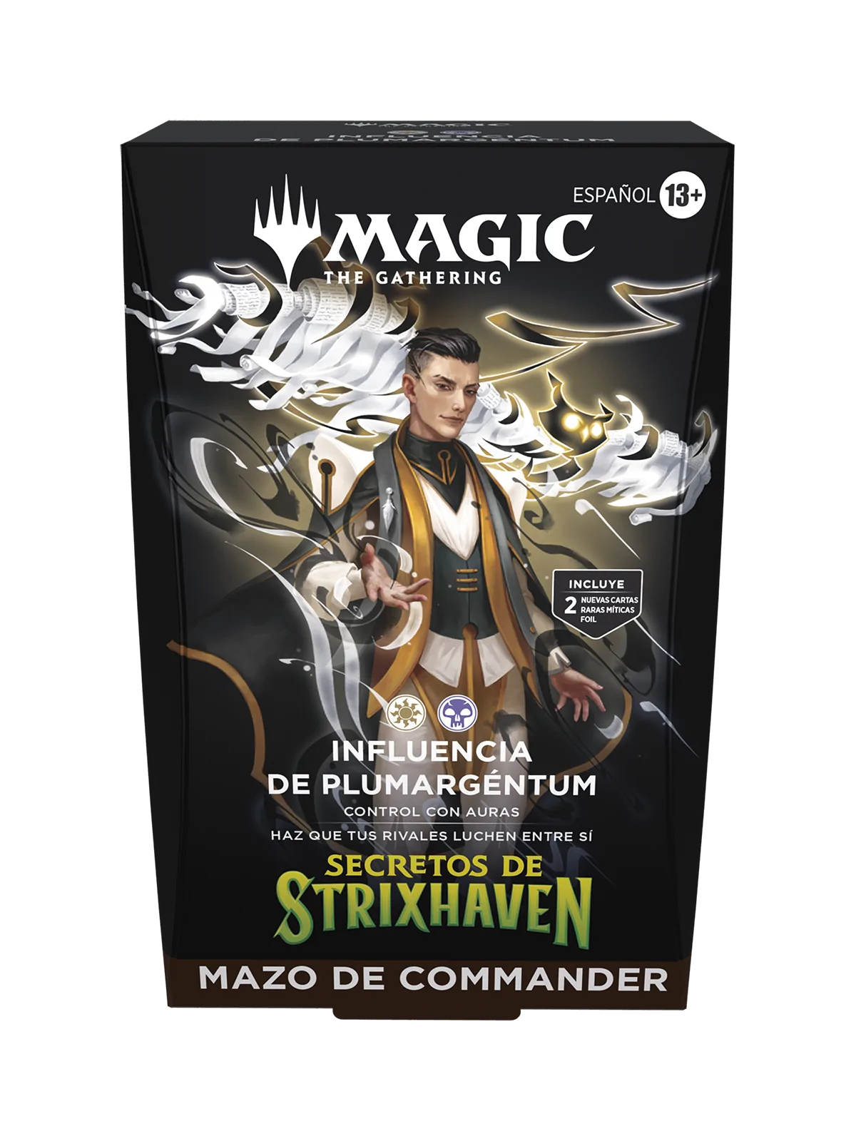 Magic The Gathering: Secrets of Strixhaven – Silverquill Influence Commander Deck (Inglés) de Wizards Of The Coast en Magic The 