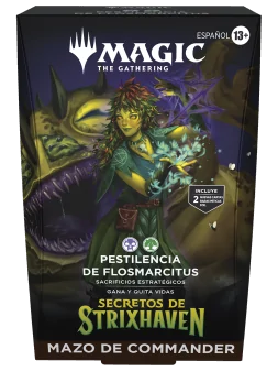 Magic The Gathering: Secrets of Strixhaven – Witherbloom Pestilence Commander Deck (Inglés) de Wizards Of The Coast en Magic The