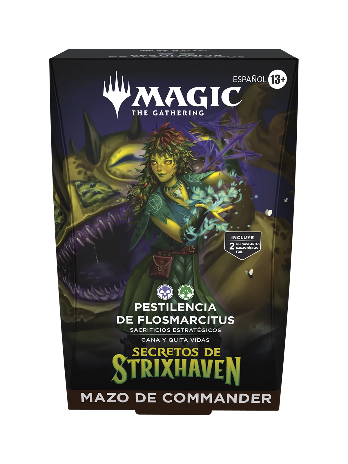 Magic The Gathering: Secrets of Strixhaven – Witherbloom Pestilence Commander Deck (Inglés) de Wizards Of The Coast en Magic The