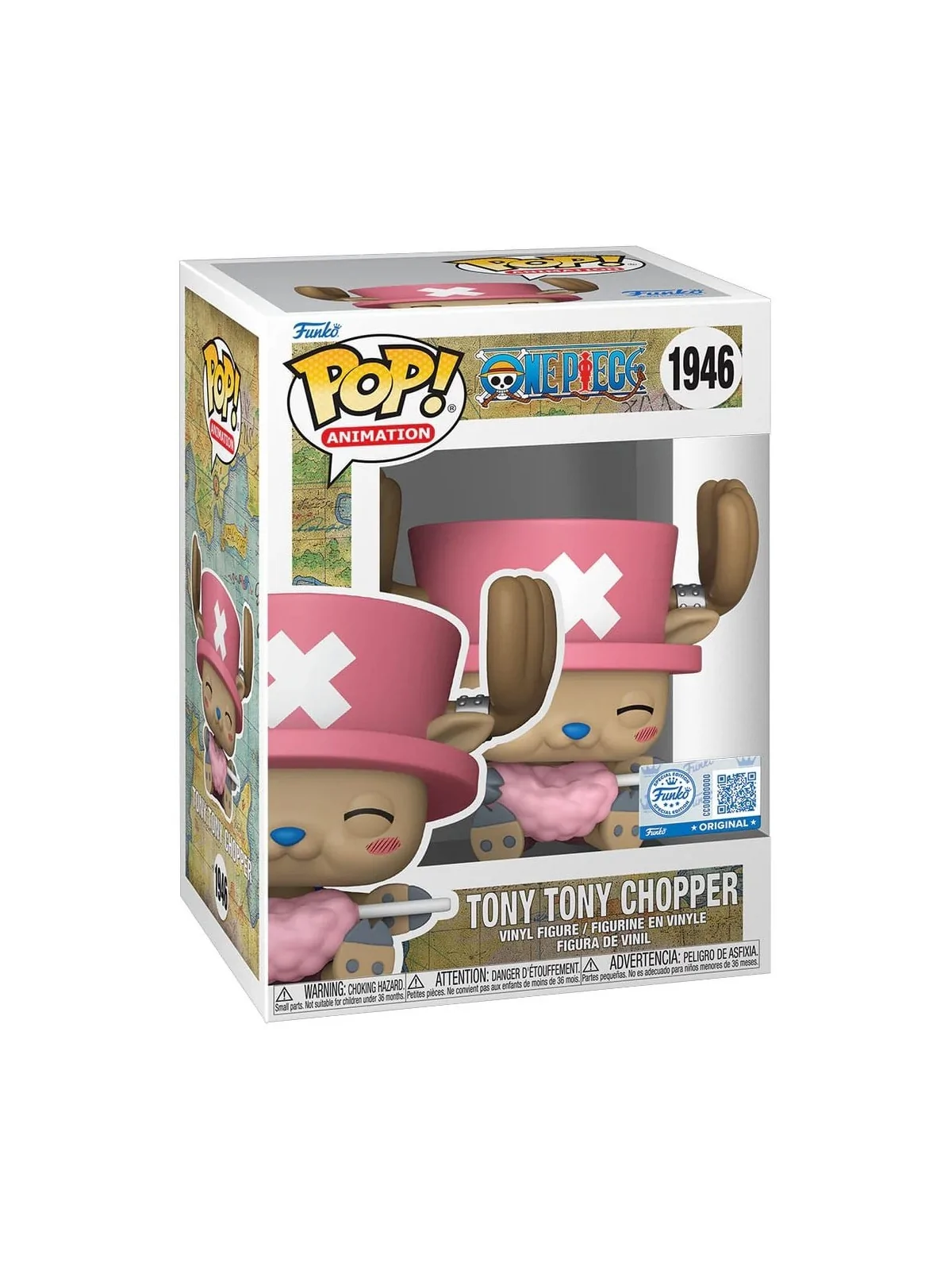Funko POP! One Piece: Tony Tony Chopper with Cotton Candy (1946) de Funko en Funko Pop | La Cueva Roja