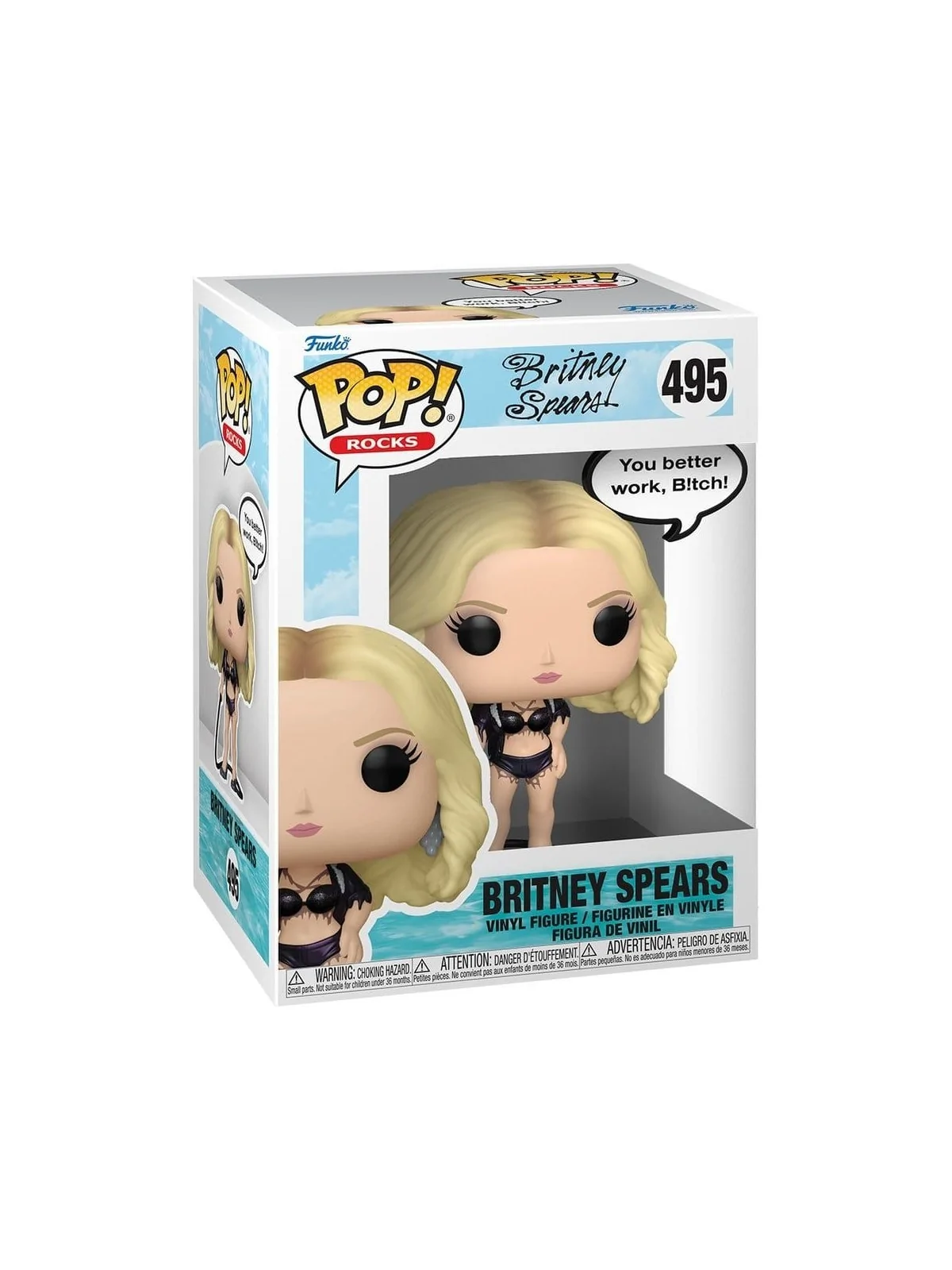 Funko POP! Britney Spears Sayings Vinyl You Better Work (495) de Funko en Funko Pop | La Cueva Roja