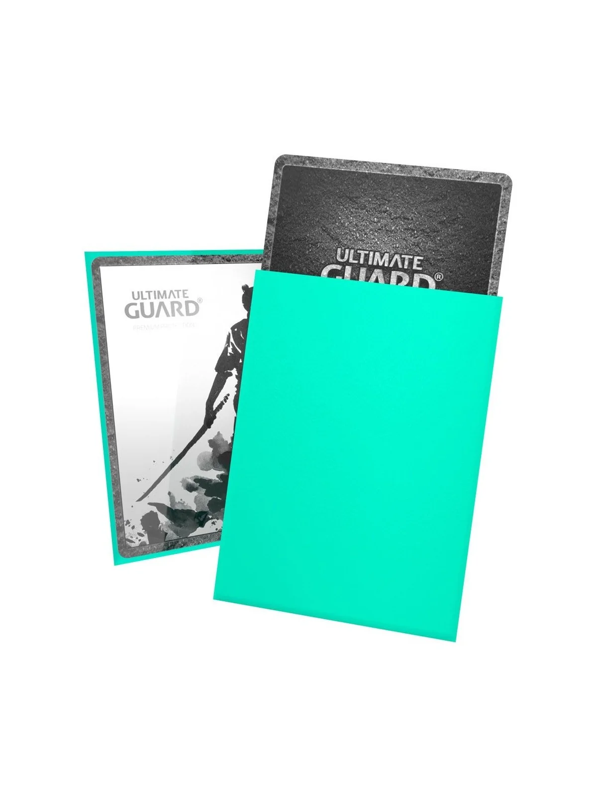Ultimate Guard Katana Sleeves Standard Size (100) - Turquoise de Ultimate Guard en Fundas | La Cueva Roja