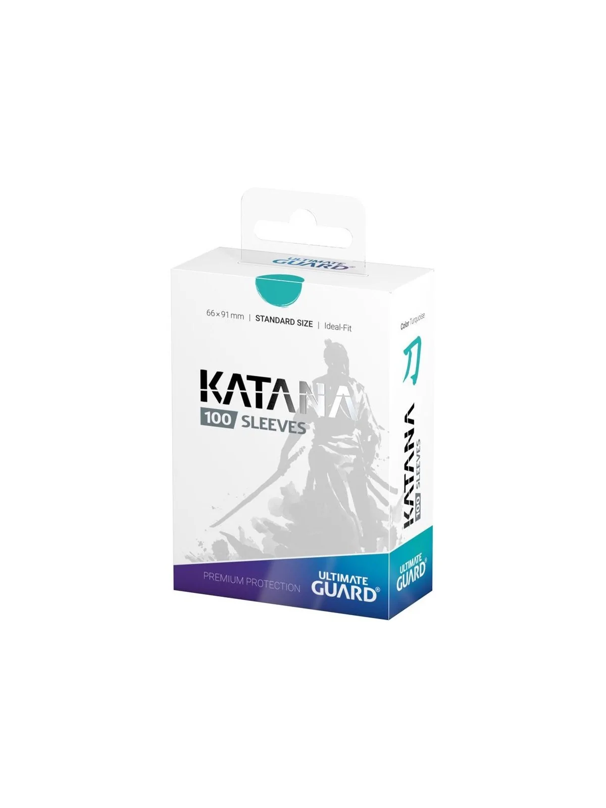 Ultimate Guard Katana Sleeves Standard Size (100) - Turquoise de Ultimate Guard en Fundas | La Cueva Roja