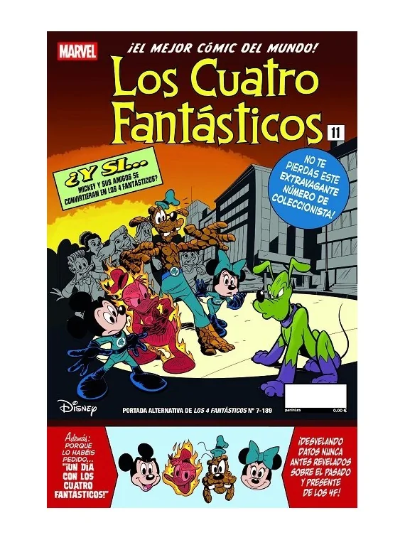 Los 4 Fantásticos 07 (189 Portada Alternativa Disney) de Panini Comics en Cómics Americano | La Cueva Roja