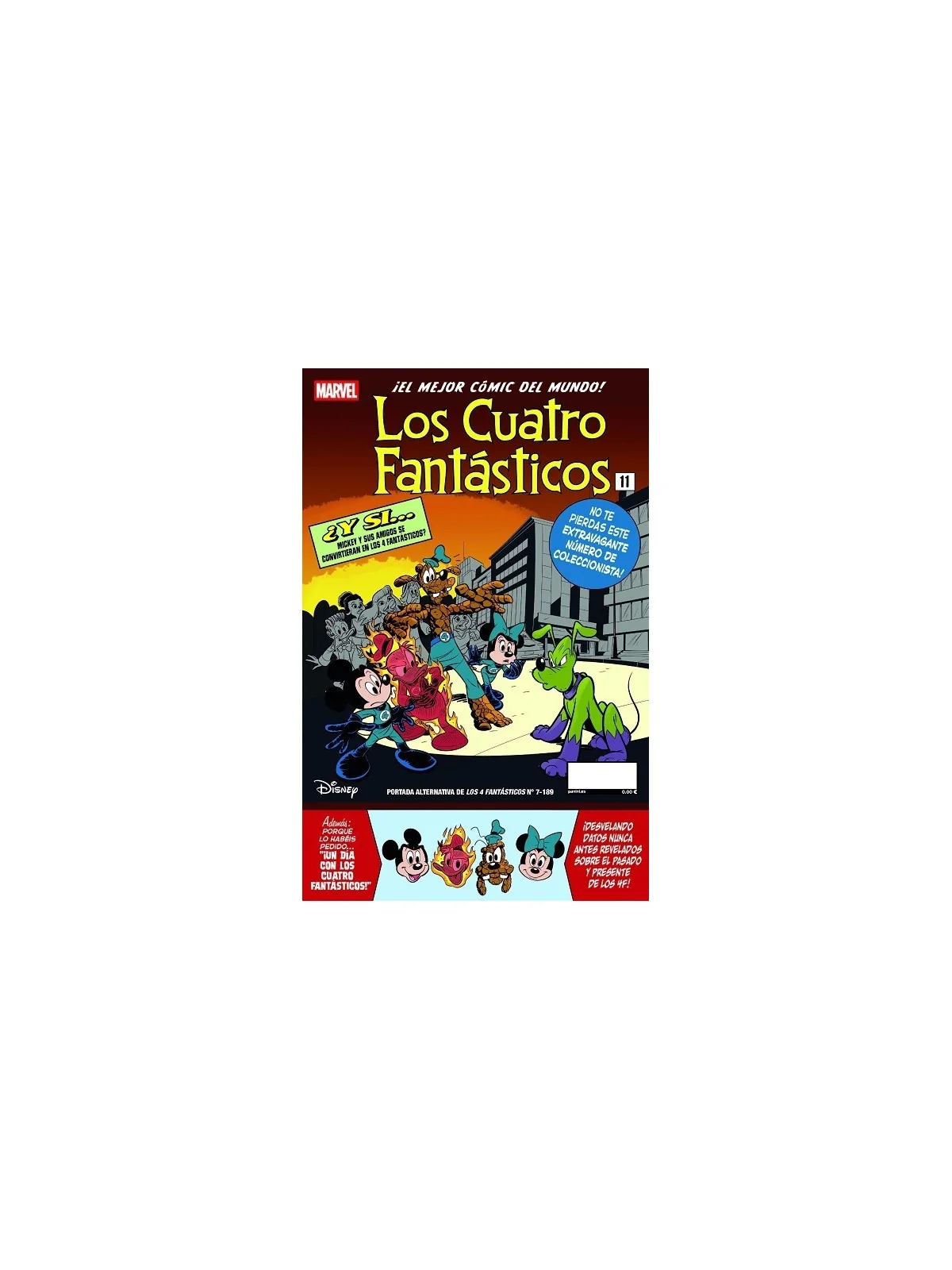 Los 4 Fantásticos 07 (189 Portada Alternativa Disney) de Panini Comics en Cómics Americano | La Cueva Roja