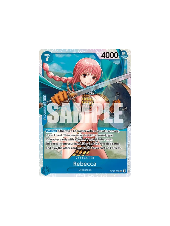 Rebecca (OP10-058) (V.1) de Bandai en OP10 - Royal Blood | La Cueva Roja