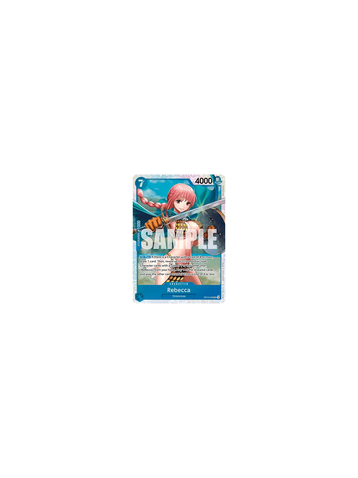 Rebecca (OP10-058) (V.1) de Bandai en OP10 - Royal Blood | La Cueva Roja