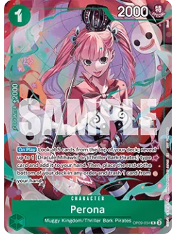 Perona (OP09-034) (V.2) de Bandai en OP09 - Emperors in the New World | La Cueva Roja