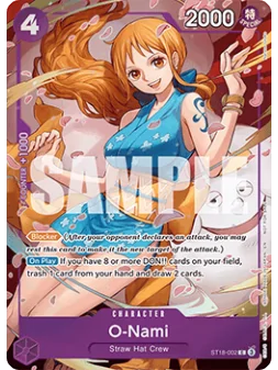O-Nami (ST18-002) (V.1) de Bandai en OP - Otro | La Cueva Roja
