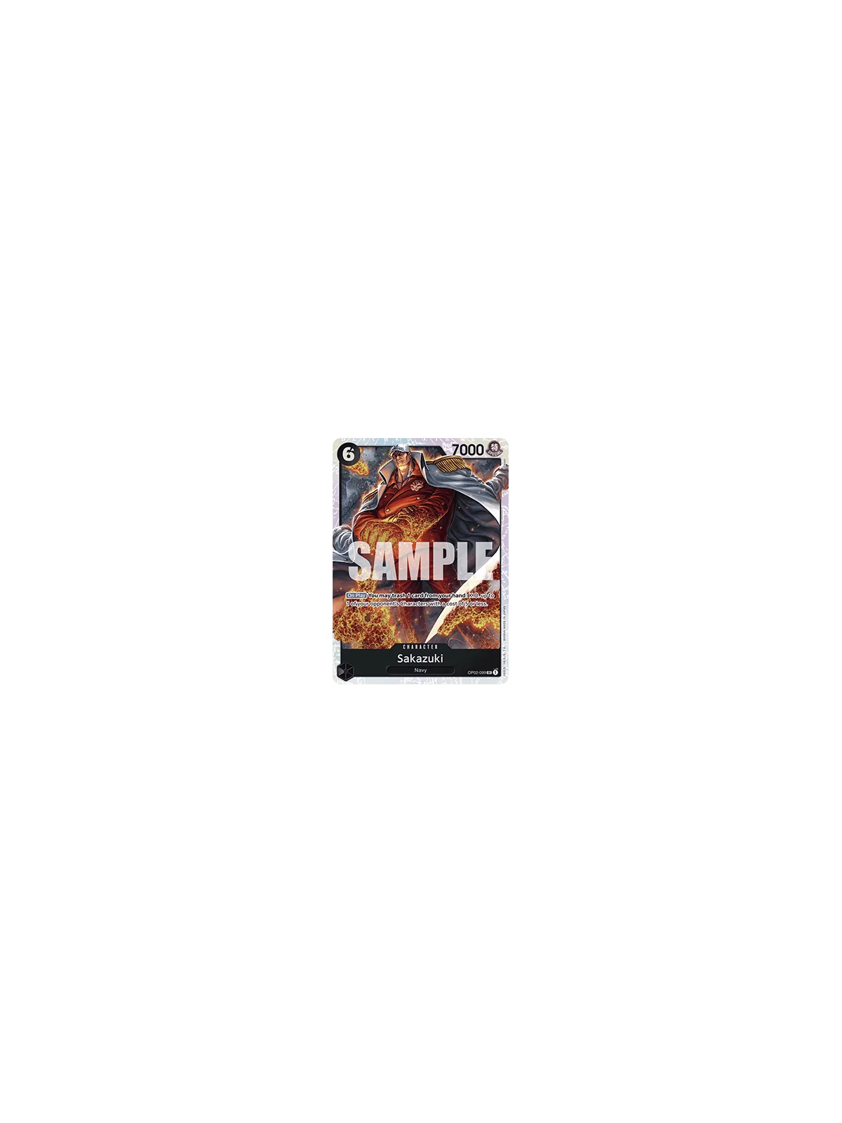 Sakazuki (OP02-099) (V.1) de Bandai en PRB01 - The Best - Premium Booster | La Cueva Roja