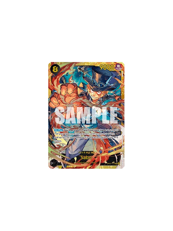 Sabo (OP07-118) de Bandai en PRB-02 - The Best 2 - Premium Booster | La Cueva Roja