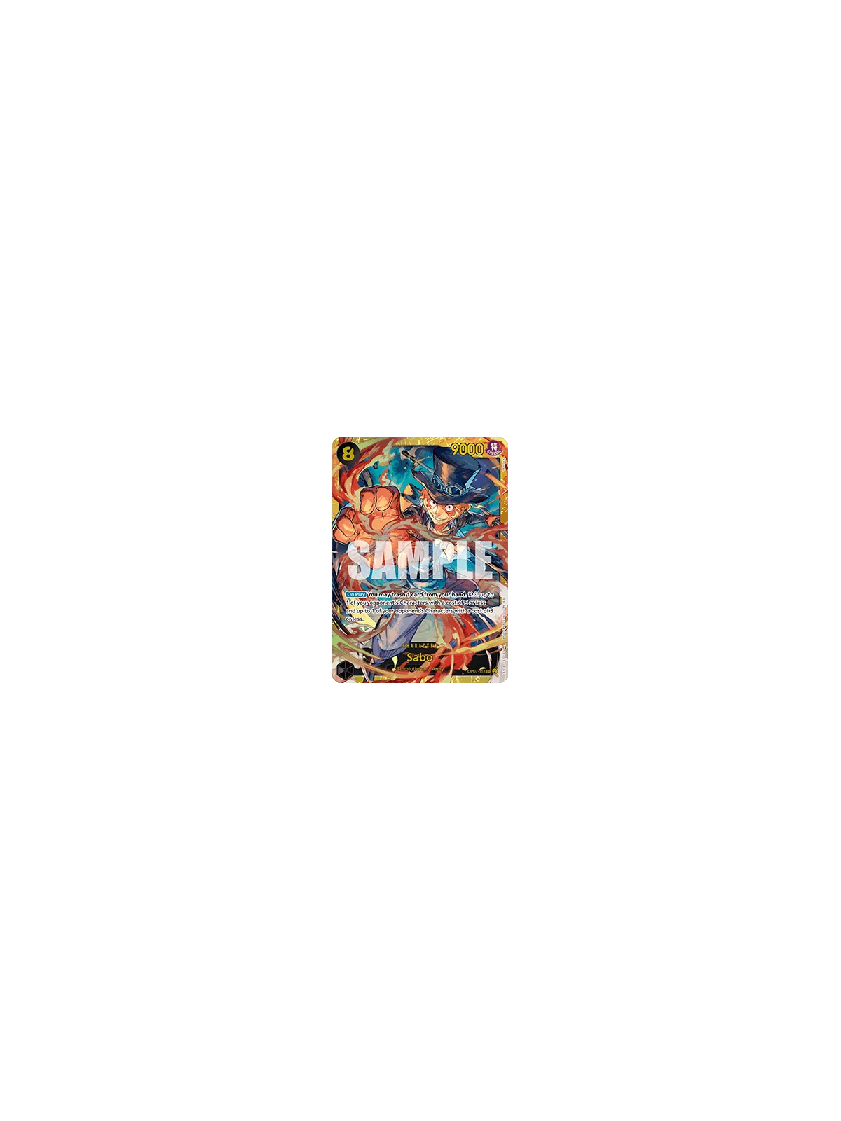 Sabo (OP07-118) de Bandai en PRB-02 - The Best 2 - Premium Booster | La Cueva Roja