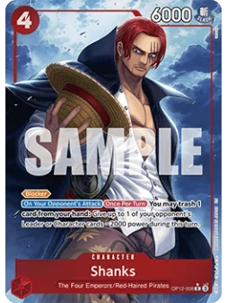 Shanks (OP12-008) (V.2) de Bandai en OP12 - Legacy of the Master | La Cueva Roja