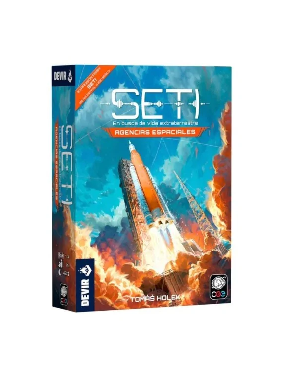 Seti: Agencias Espaciales de Devir en Juegos de Tablero | La Cueva Roja
