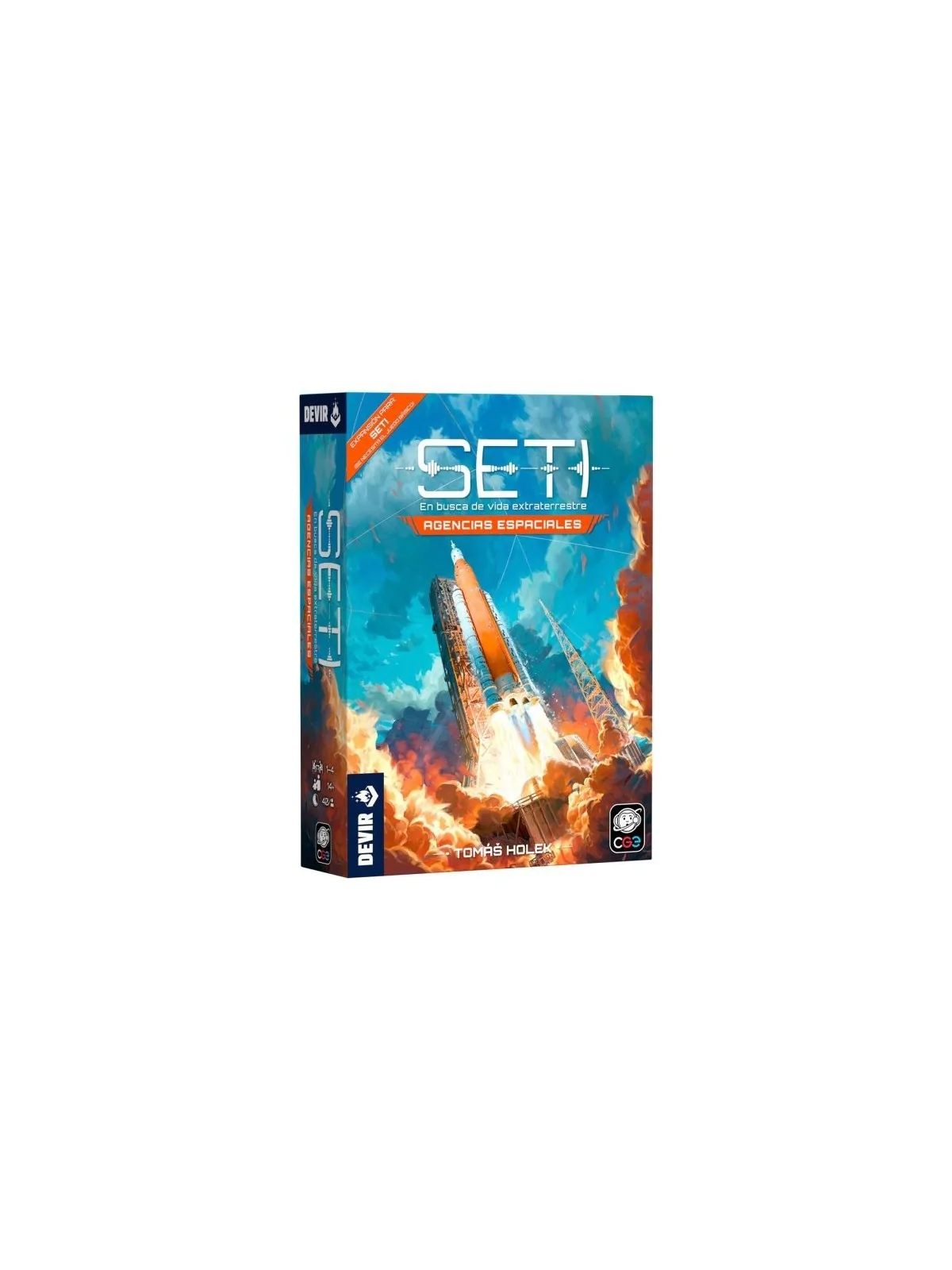 Seti: Agencias Espaciales de Devir en Juegos de Tablero | La Cueva Roja