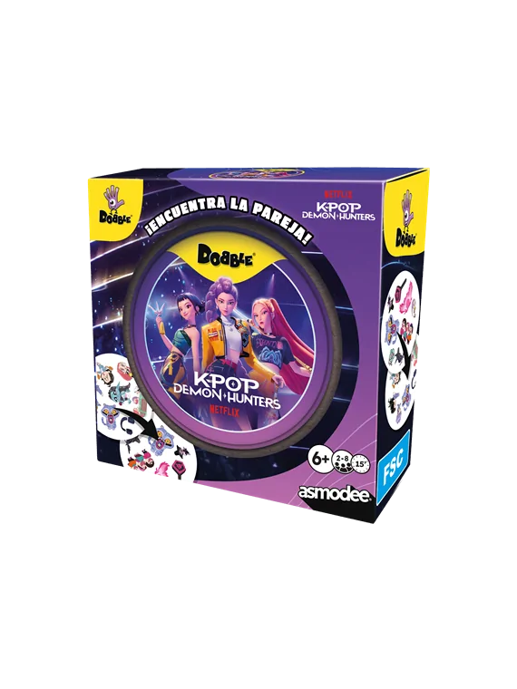 Dobble K-Pop Demon Hunters de Zygomatic en Juegos de Cartas | La Cueva Roja
